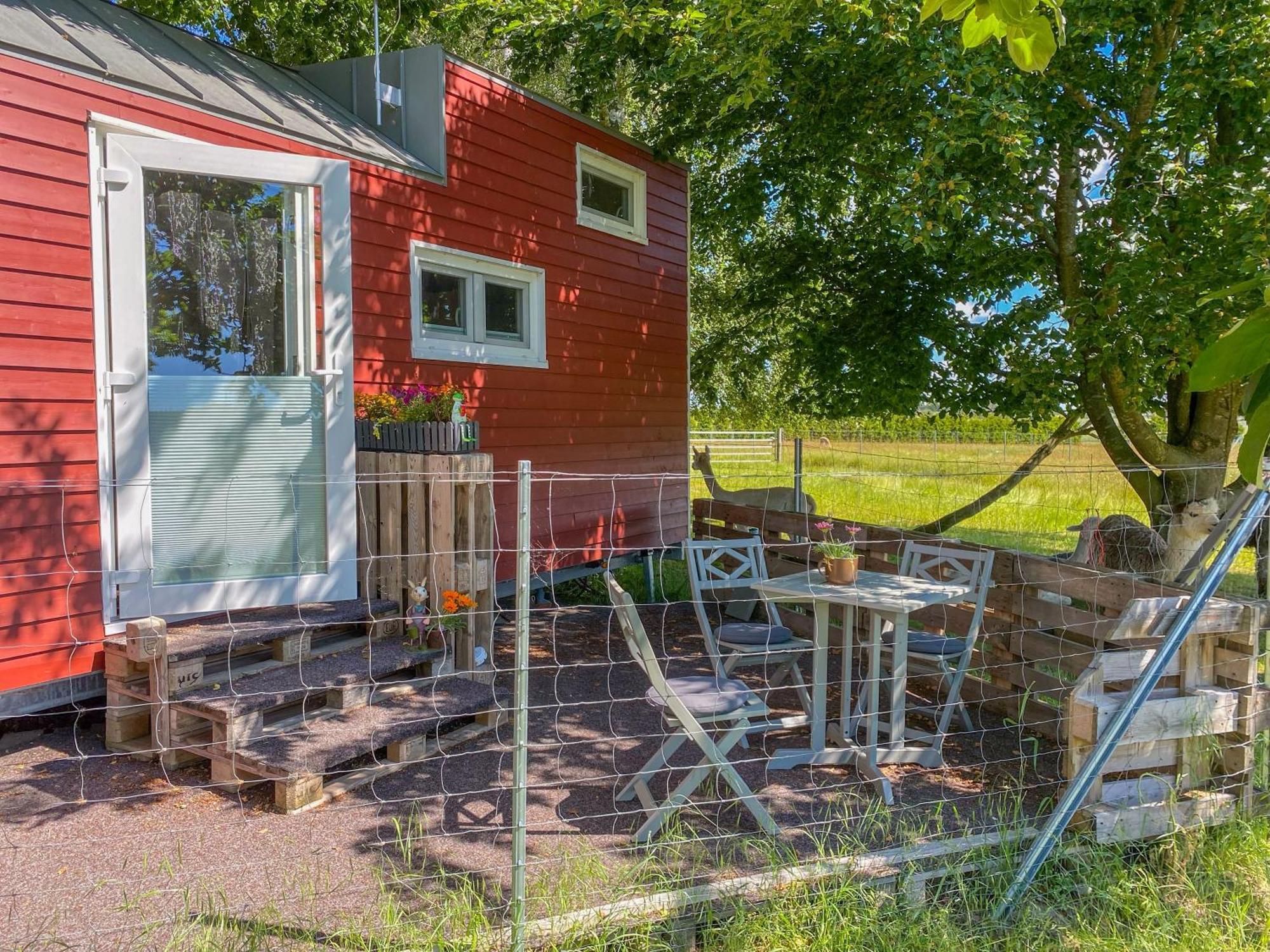 Tiny House Auf Der Alpaka Farm Villa Rubkow Екстериор снимка